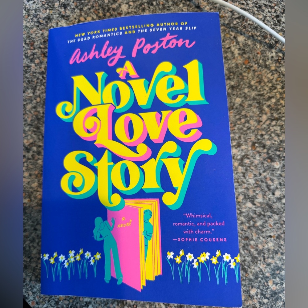 A Novel Love Story by Ashley Poston - Bright Blue Cover